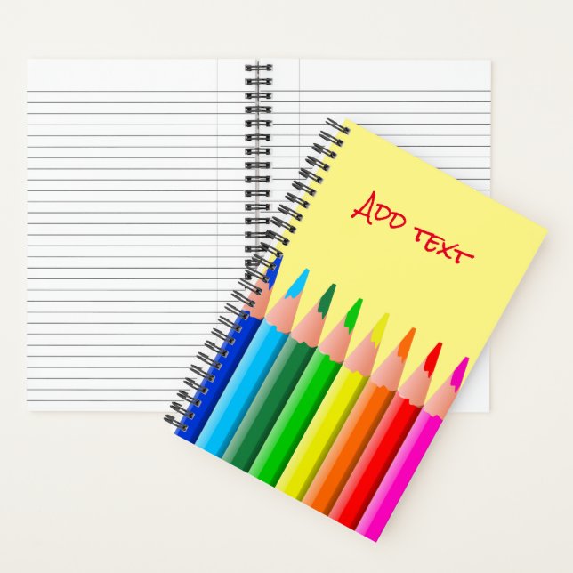 Colored Pencils Drawing Notebook (Inside)