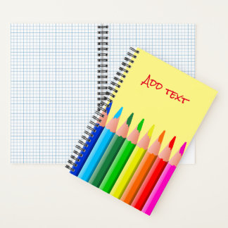 Colored Pencils Drawing Notebook