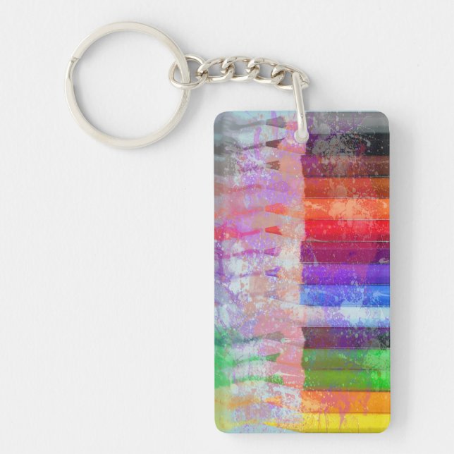 Colored Pencils Keychain (Front)