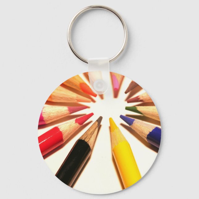 Colored Pencils Keychain (Front)