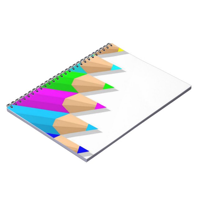 Colored Pencils Notebook (Left Side)