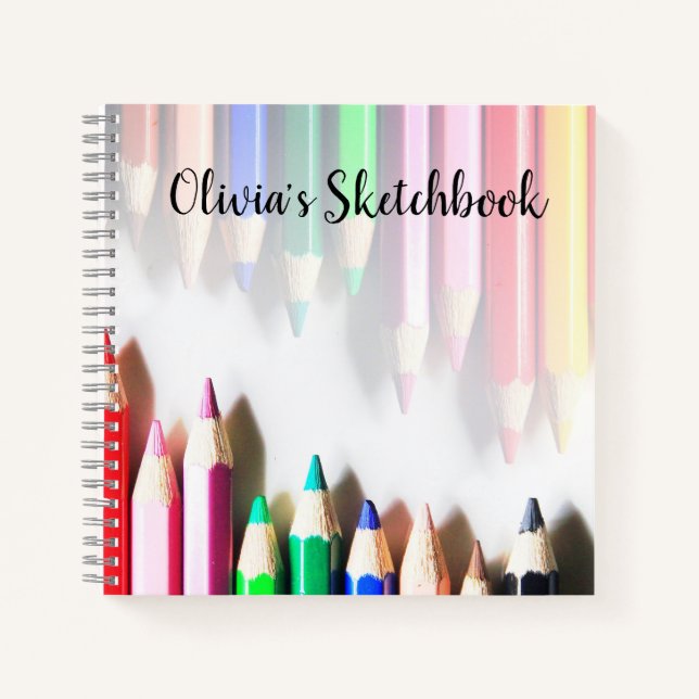 Colored Pencils Notebook (Front)