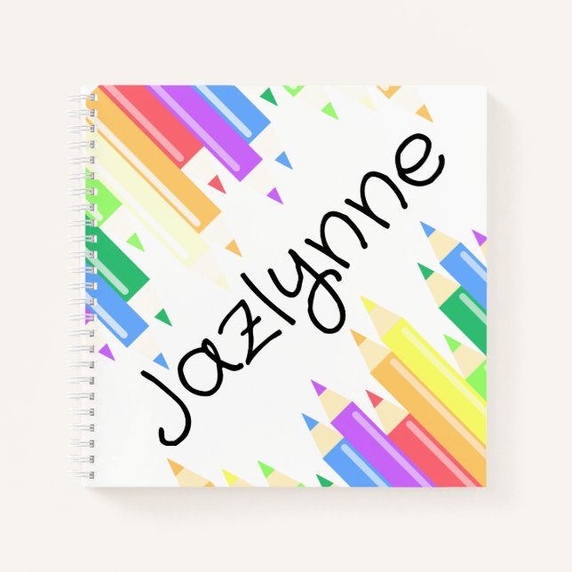 Colored Pencils Notebook (Front)