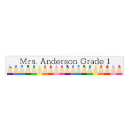 Colored Pencils Personalize  Ruler
