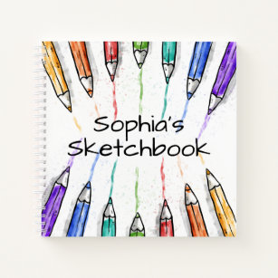 Colored Pencils Notebooks & Journals