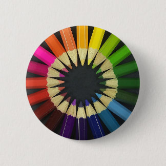 Colored Pencils Pinback Button