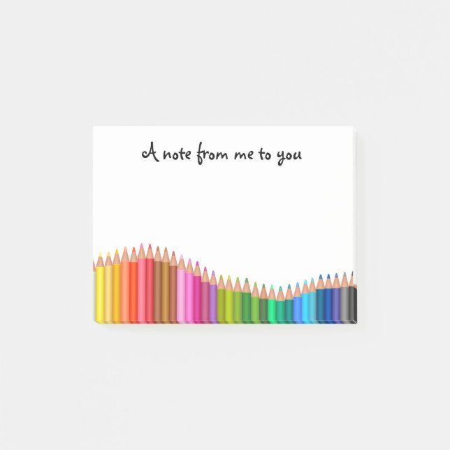 Colored Pencils Post-it Notes (Front)