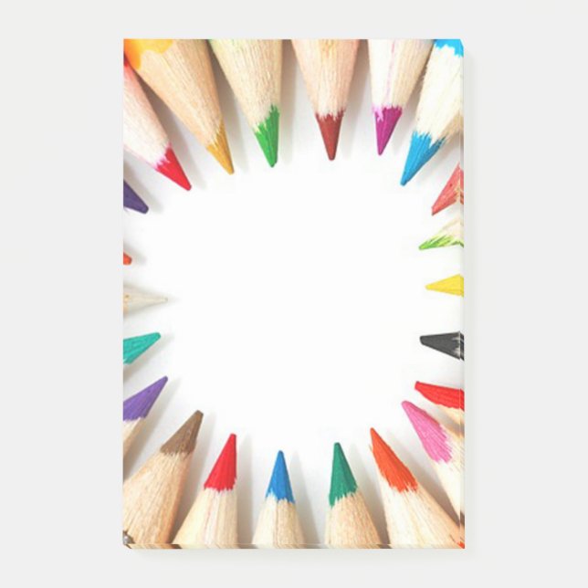 Colored Pencils Post-it Notes (Front)