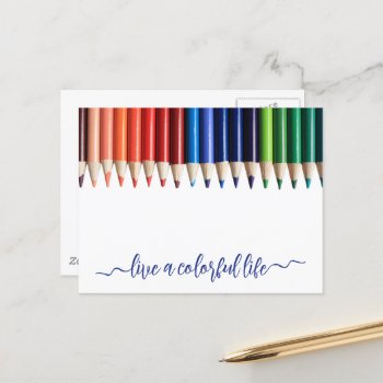 Colored Pencils Postcard by CarriesCamera at Zazzle