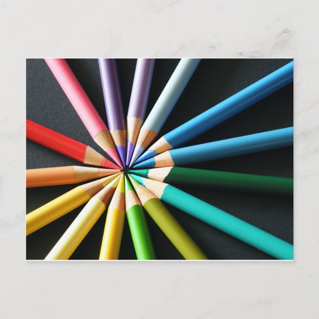 Colored Pencils - Postcard (Front)