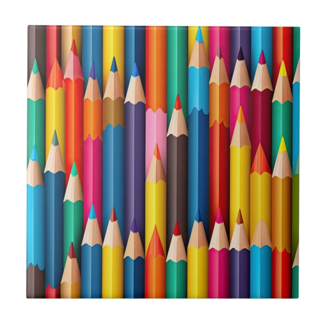 Colored Pencils Tile (Front)