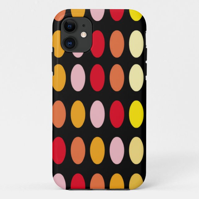 Colored Polka Dots Case-Mate iPhone Case (Back)