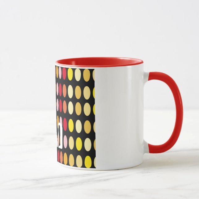 Colored Polka Dots Mug (Right)