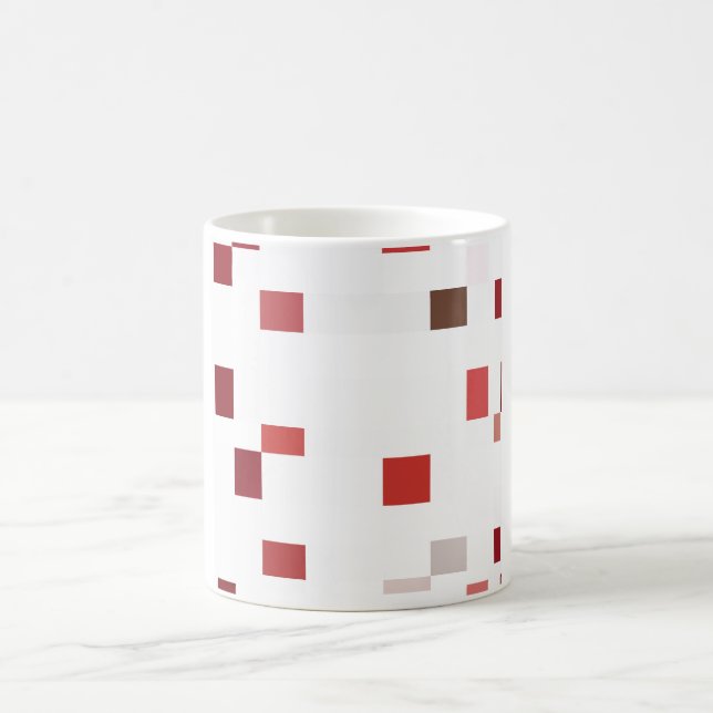 Colored Rectangles var.1 Coffee Mug (Center)