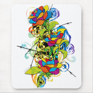 Colored_Roses Mouse Pad