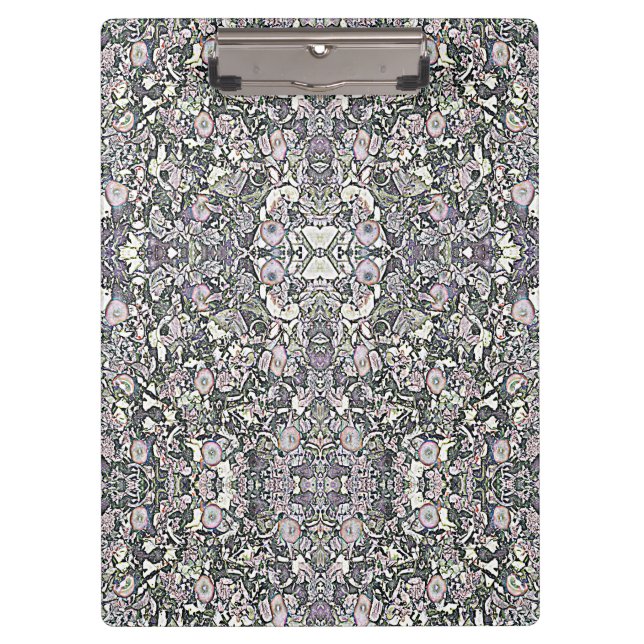 Colored Shapes Pattern Clipboard (Front)