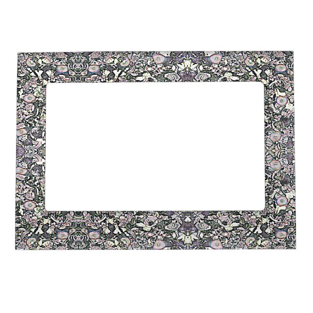 Colored Shapes Pattern Magnetic Frame (Front)