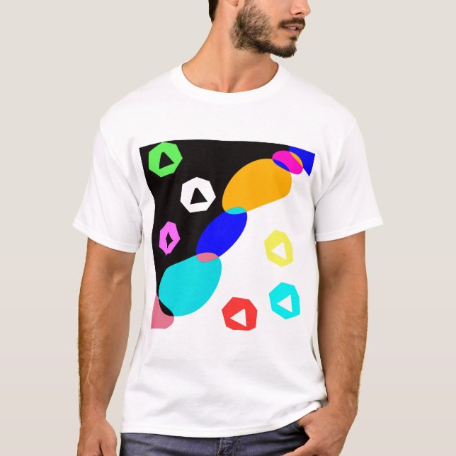 Colored shapes T-Shirt (Front)
