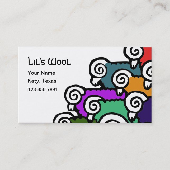 Colored Sheep Business Card (Front)