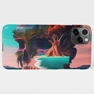 Colored skull head iPhone 11Pro max case