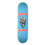 Colored Skull Skateboard