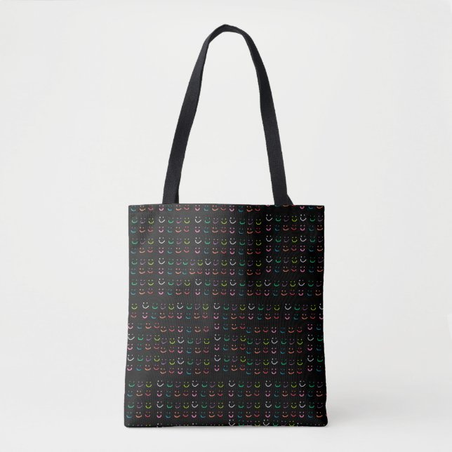 Colored smiles tote bag (Front)