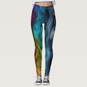 Colored Smoke Leggings - Cool
