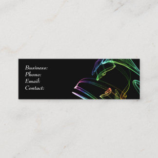 Colored Smoke Mini Business Card