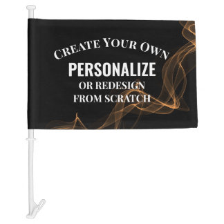 Colored Smoke - Orange Car Flag