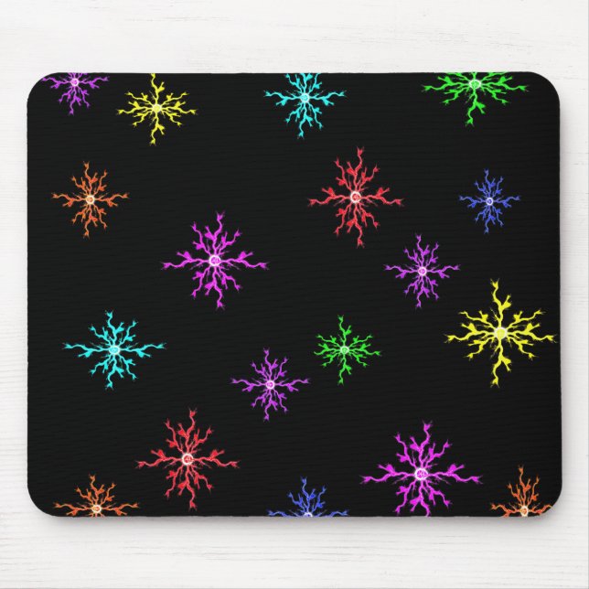 Colored Sparks Lightning Mousepad (Front)