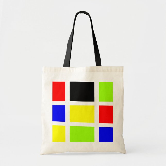 Colored Squares 01 Tote Bag (Front)