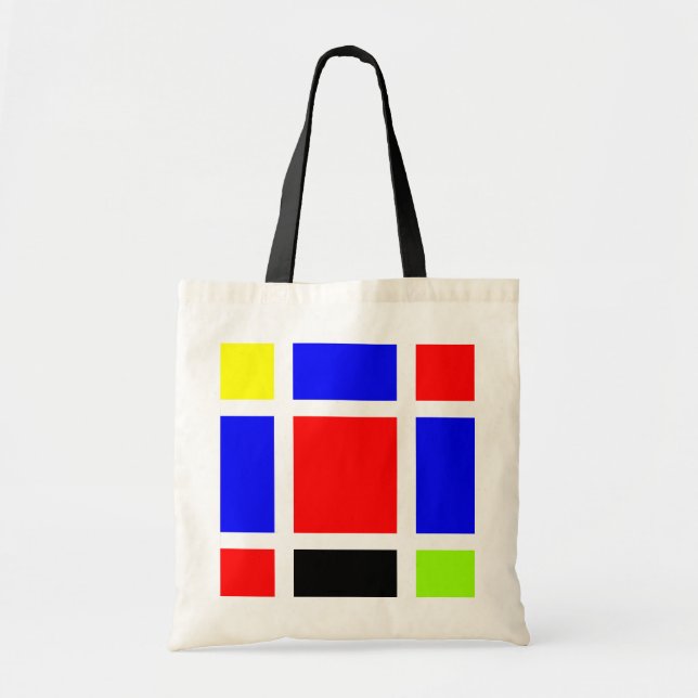 Colored Squares 02 Tote Bag (Front)
