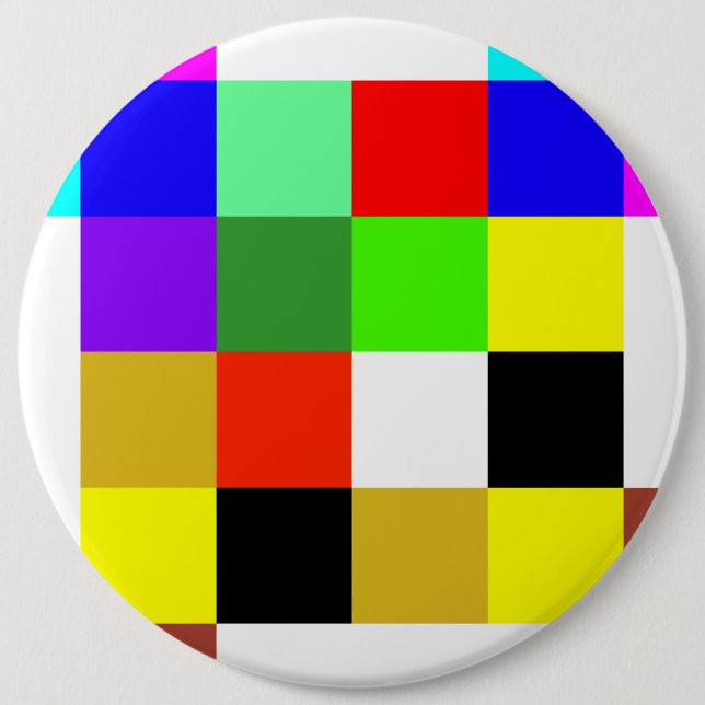 colored squares pinback button (Front)
