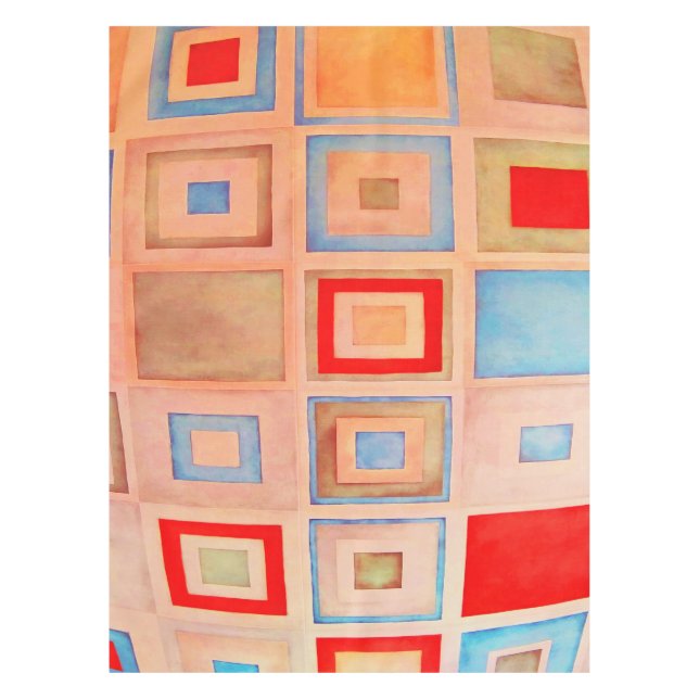 Colored squares tablecloth (Front)