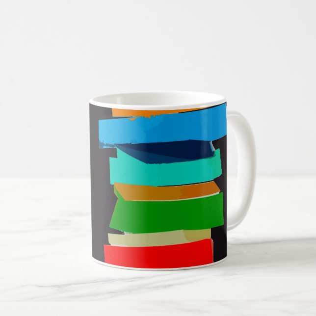 Colored stairs coffee mug (Front Right)