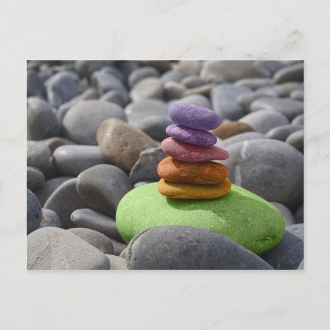 Colored stones postcard (Front)