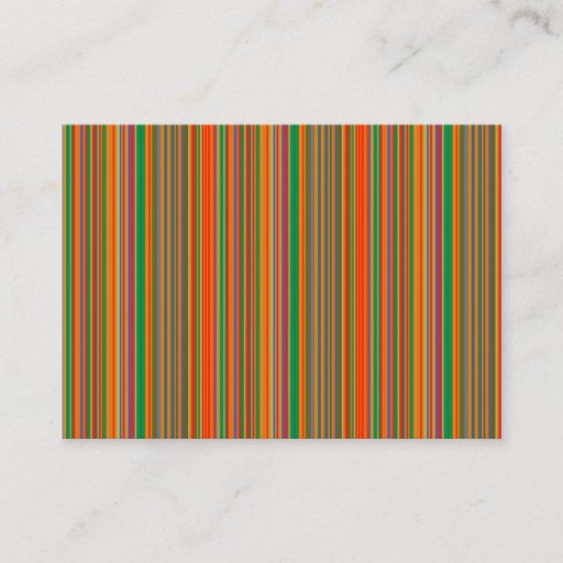 Customizable Colored Stripes 01 Business Card Template