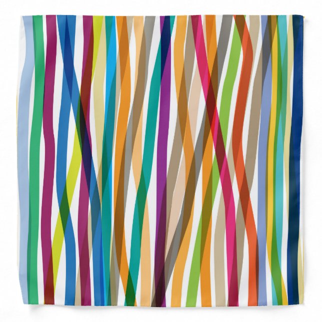 Colored Stripes Bandana (Front)