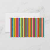Colored Stripes business card (Front/Back)