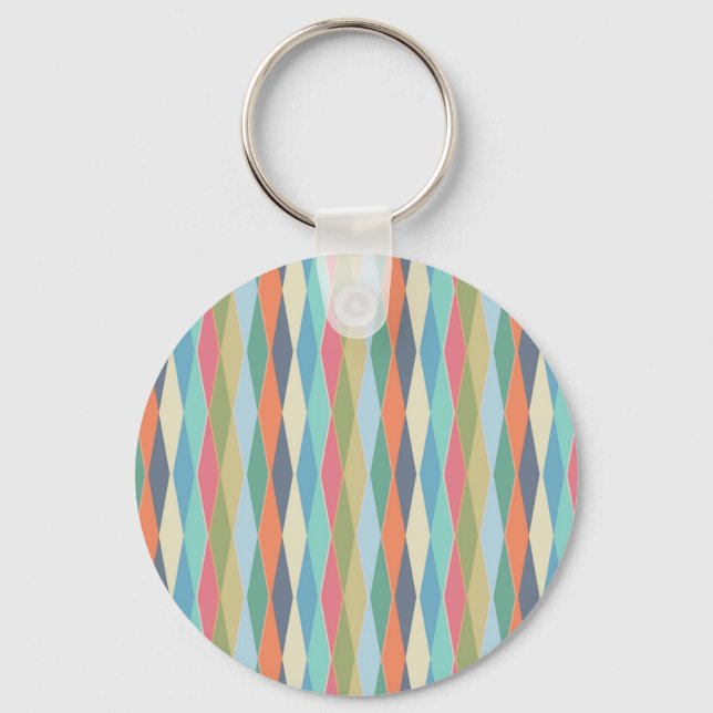 Colored stripes. keychain (Front)
