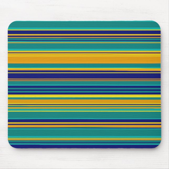 Colored Stripes Mouse Pad (Front)