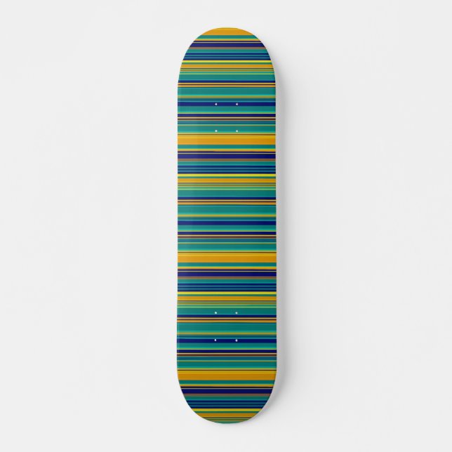 Colored Stripes Skateboard (Front)