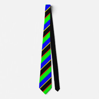 colored stripes tie