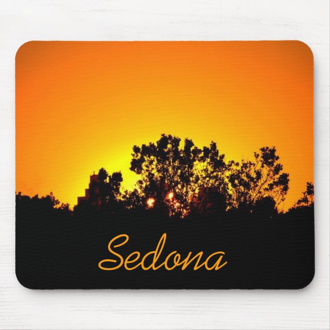 Colored Sunset by Bobby Mikul mousepad (Front)