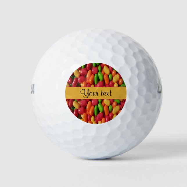 Colored Sweet Candy Golf Balls (Front)