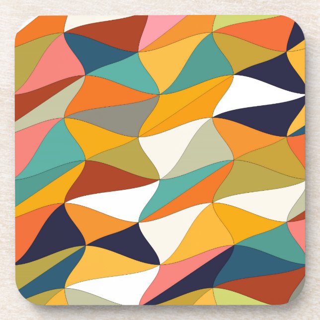 colored tangle coaster (Front)
