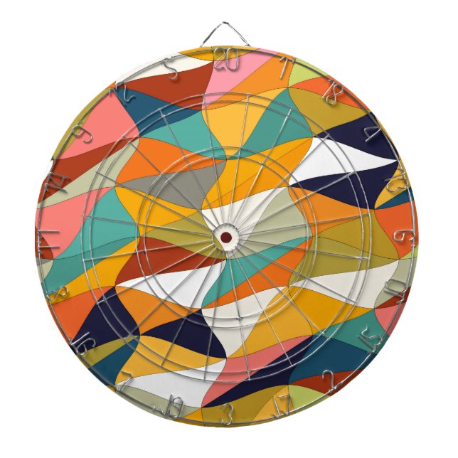 colored tangle dartboard (Front)