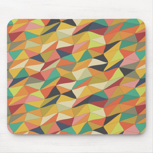 colored tangle in La Boca Mouse Pad (Front)