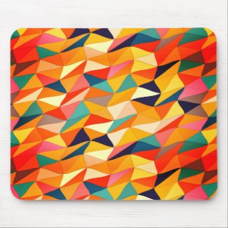 colored tangle in Sangria Mouse Pad