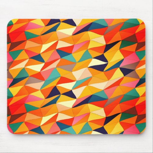 colored tangle in Sangria Mouse Pad